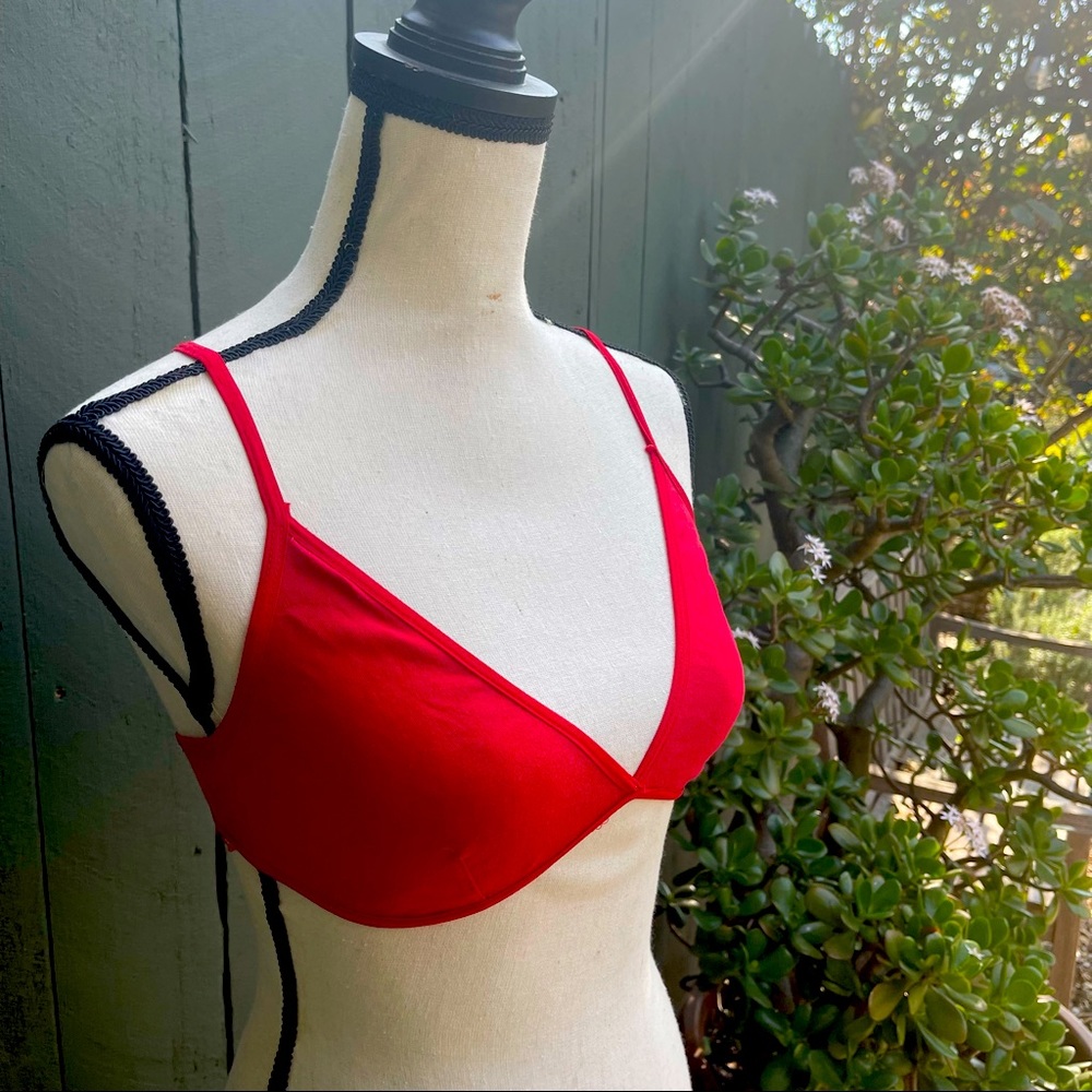 Small OG American Apparel Red Bra